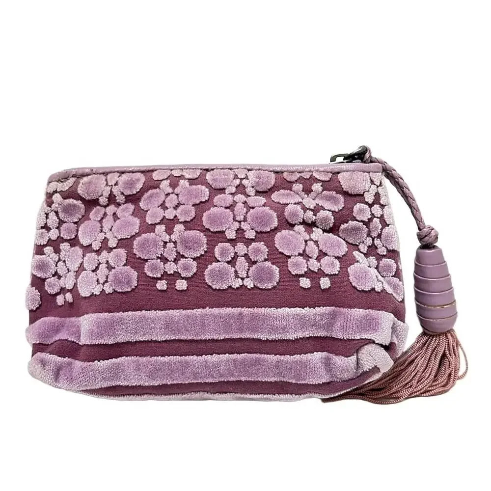 Bottega Veneta Pouch Cotton Velour Leather - Picture 2 of 5